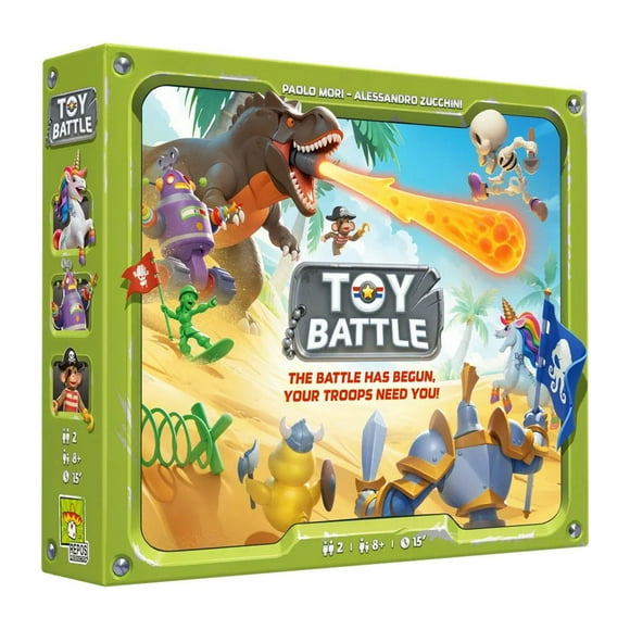 Asmodee - Repos Production - Toy Battle - Family Fun Board Game - For 2 Players - Ages 8 and up - English