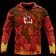 thumbnail image 4 of Sudadera con capucha con estampado 3D de hoja de arce de Canadá para hombre y mujer, sudaderas de gran tamaño, moda urbana, sudadera deportiva con capucha para niños, ropa Y2k, 4 of 5