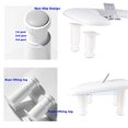 thumbnail image 2 of Manicure Arm Rest with Rotating Phone Holder for Nails Tech, U - Shaped Adjustable Nail Hand Rest Stand PU Leather (White), 2 of 7