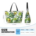 thumbnail image 4 of Honeii Watercolor Green Tropical for Tote Bag with Adjustable Strap,Beach Bag, Waterproof Sandproof Beach Tote Bag, Large Capacity Foldable Beach Bags, 4 of 7
