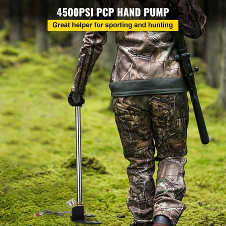 High Pressure PCP Hand Pump 4500PSI 3-Stage Airgun Pump for PCP Rifles and Air Pistols