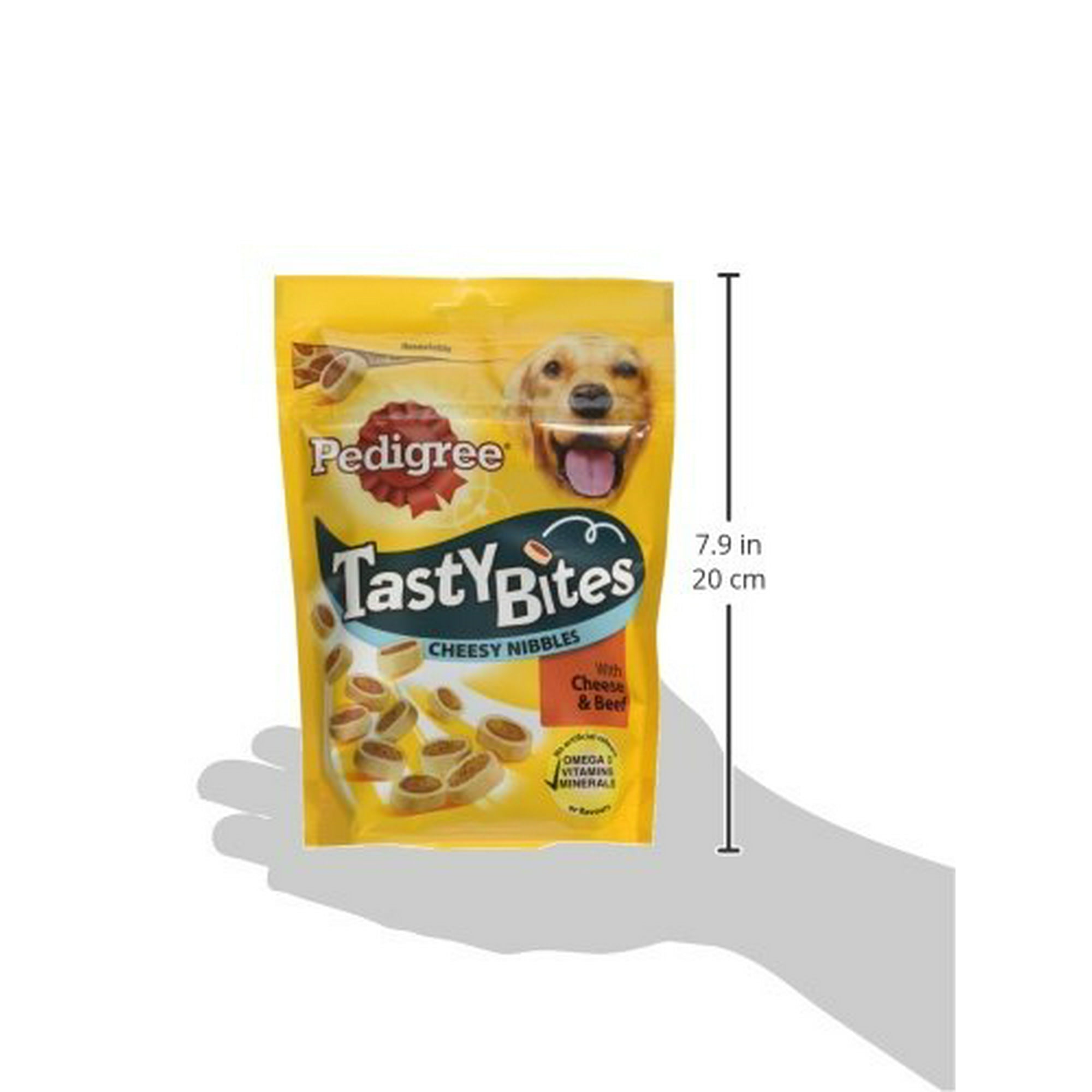 Pedigree tasty bites cheesy nibbles hot sale