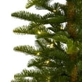 thumbnail image 4 of Nearly Natural Clear Prelit LED Green Decorated Slim Christmas Tree, 6', 4 of 9