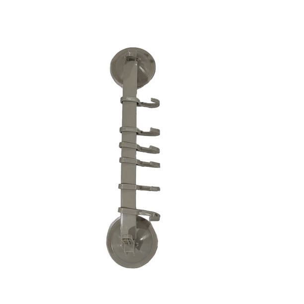 sweethay 1 unidad de ganchos de toalla ajustables, soporte de toalla con ventosa doble, soporte de estante colgante para ganchos, estante con ventosa para Type10 NO10 sweethay JJ6037-02