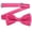 Hot Pink, variant on Kids Bow Tie, Solid School Uniform College Style Shirt Student Necktie Hot Pink Free Size