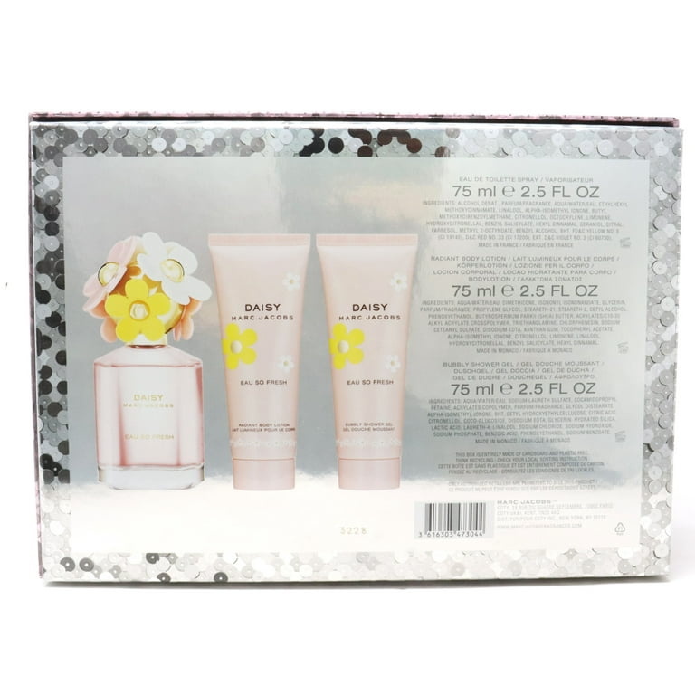 Marc Jacobs Daisy Eau So Fresh 3pcs Gift Set For Women 125ml Eau