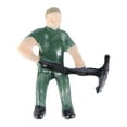 thumbnail image 4 of 75 piezas 1:87 Figuras pintadas Figuras miniaturas de trabajadores ferroviarios con balde y escalera, 4 of 8