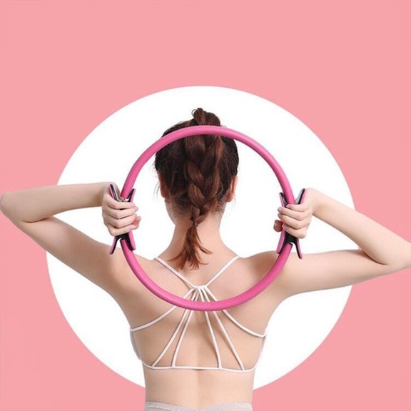 Euaioeiu Pilates Ring for Women Fitness Yoga Exercise Equipment Portable Home Gym Strength Training Toning Thighs Arms Core Workout Balance Flexibility