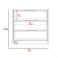 thumbnail image 5 of Nmkwnr 3 Drawers Nightstand Beside Table for Home, Bedroom, Light Gray, 5 of 7