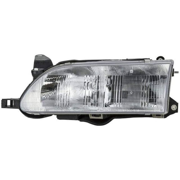 Left Driver Side Headlight Assembly - Compatible with 1993 - 1997 Toyota Corolla 1994 1995 1996