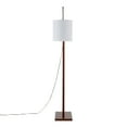 thumbnail image 6 of Arturo Contemporary Floor Lamp in Walnut Wood and White Fabric Shade by LumiSource, 6 of 7