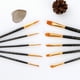 thumbnail image 2 of EeaseMX Juego de 10 pinceles de nailon para pintar, ideal para principiantes, profesionales y estudiantes (negro)., 2 of 8
