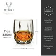 thumbnail image 4 of Viski Reserve Bruno Cocktail Glasses, Crystal Whiskey Glasses 11oz Set of 2, 4 of 7