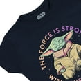 thumbnail image 4 of Star Wars T-Shirt Women's The Force Is Strong With This Little One Junior's Tee, 4 of 5
