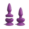 thumbnail image 5 of Threesome Wall Banger Plug - Purple, 5 of 5
