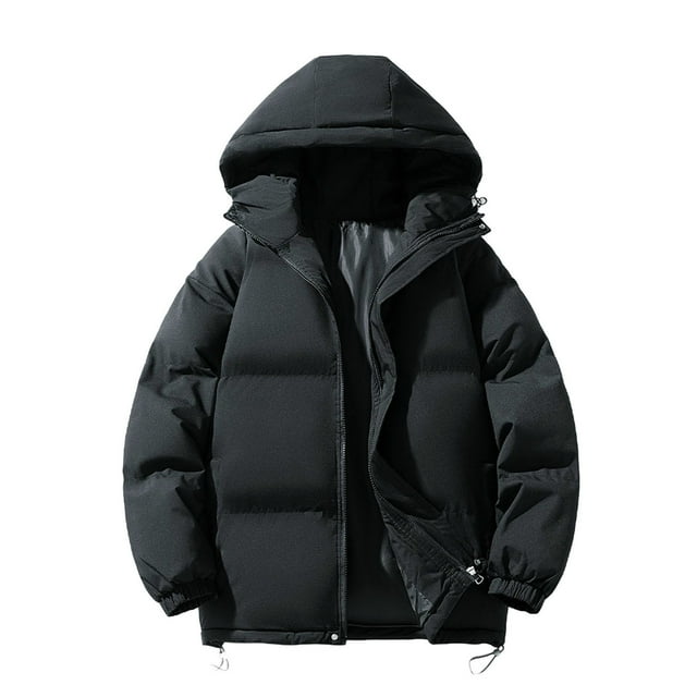 Parka à Capuche à Double Poche à Manches Longues pour Femmes