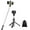 Light, variant on KOMI Selfie Stick, 4 in 1 Selfie Stick Tripod, Extendable and Portable Stable Tripod Stand Holder with Detachable Wireless Remote Compatible with iPhone GoPro Camera Smartphones