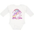 thumbnail image 3 of Inktastic Little Sister Unicorn Girls Long Sleeve Baby Bodysuit, 3 of 5