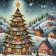 thumbnail image 4 of Hilo Algodón Ecológico Bordado Punto Cruz Navidad Impreso 11CT 50x50cm, 4 of 8