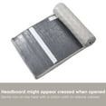 thumbnail image 4 of Virtu Upholstered Full Headboard No Tools Required Peel and Stick Bed Headboard Only, Silver, 4 of 7
