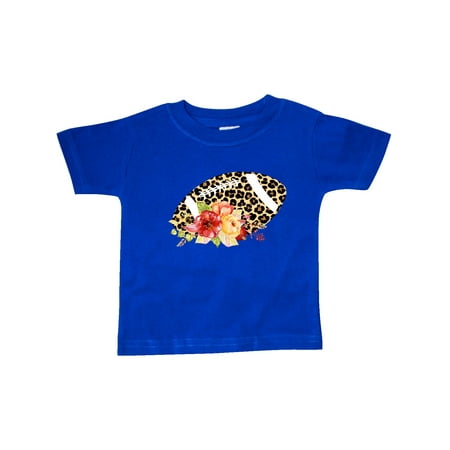 

Inktastic Football with Flowers and Leopard Spots Gift Baby Boy or Baby Girl T-Shirt
