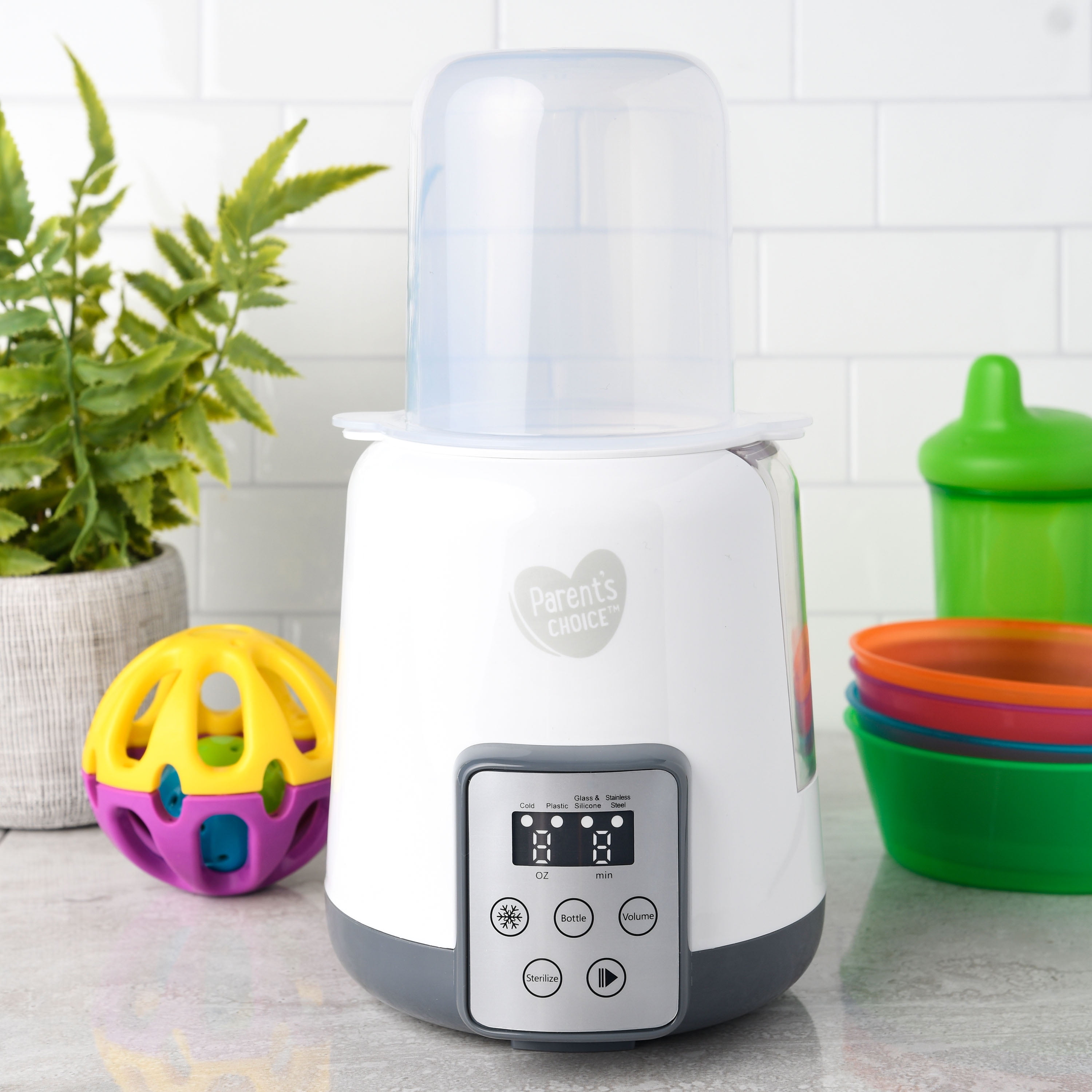 Parent S Choice Electric Baby Bottle Warmer And Sterilizer Walmart Com Walmart Com