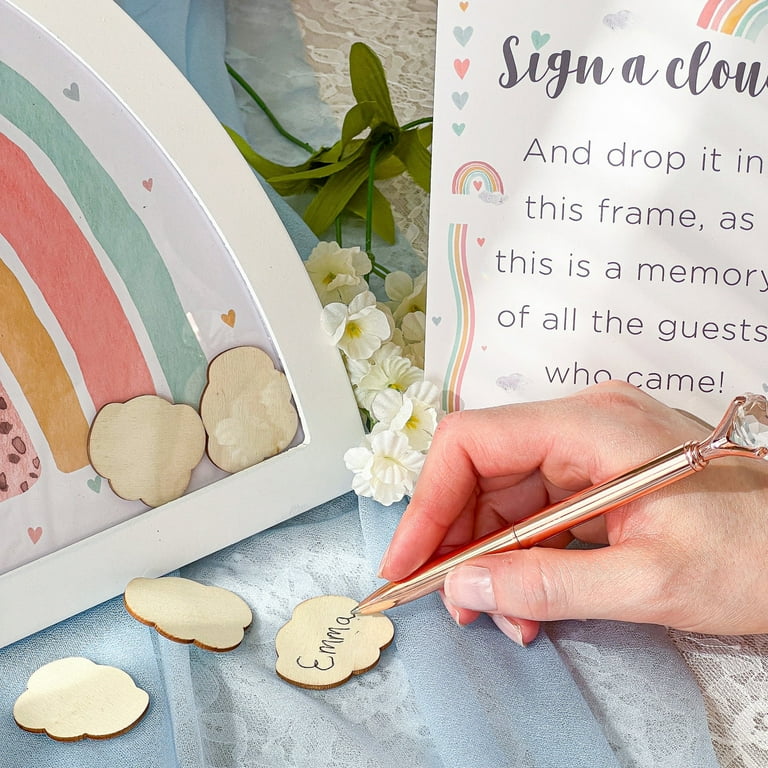 Baby shower guest book walmart sale