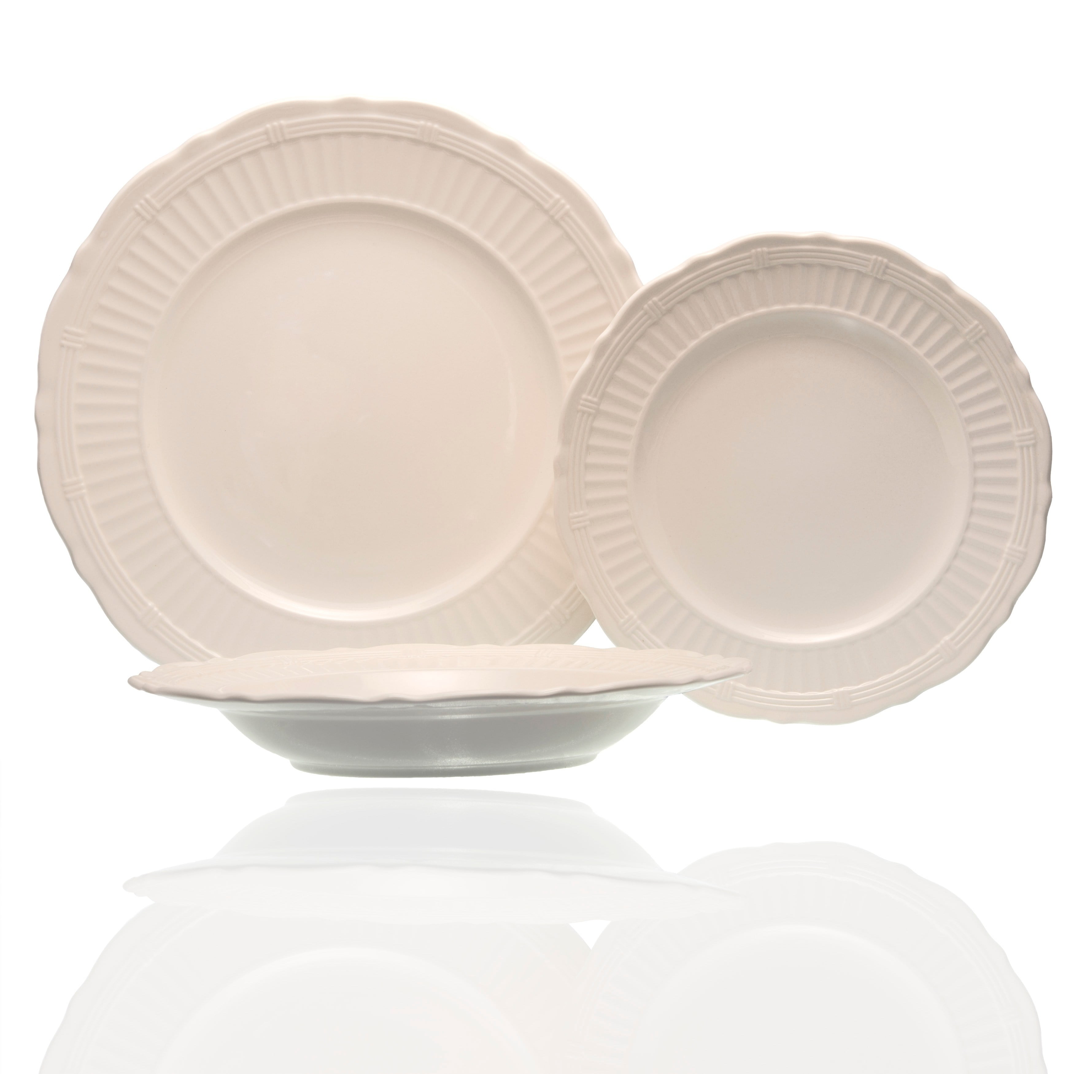Red Vanilla Tuscan Villa 18 Piece Dinner Set Service For 6