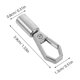 thumbnail image 2 of unbranded 6Ud Hebillas Redondas De Metal Duraderas Para Y Equipos De Camping Plata, 2 of 8