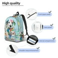 thumbnail image 4 of Yiaed A Funny Little Dalmatian Puppy Print Backpack, Premium Laptop Backpack, Travel Backpack for Women, Lightweight Backpacks, Comfortable Back Pack-Small, 4 of 5