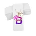 thumbnail image 2 of 50pcs Keychain Display Cards Holder For Keyrings Necklace Organizer Paperboard Stand Jewelry Packaging Small Businesses Supplies Brown6X9cm, 2 of 6