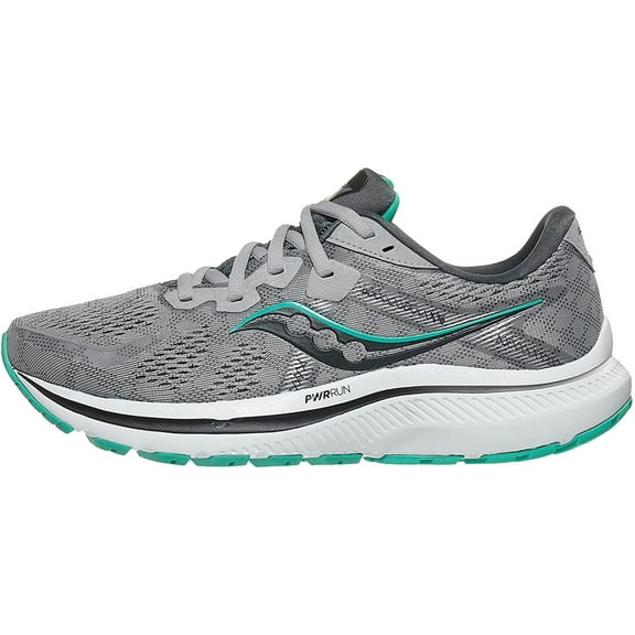 Saucony Womens Omni 20 Hiking Shoe 8 Alloy/Jade