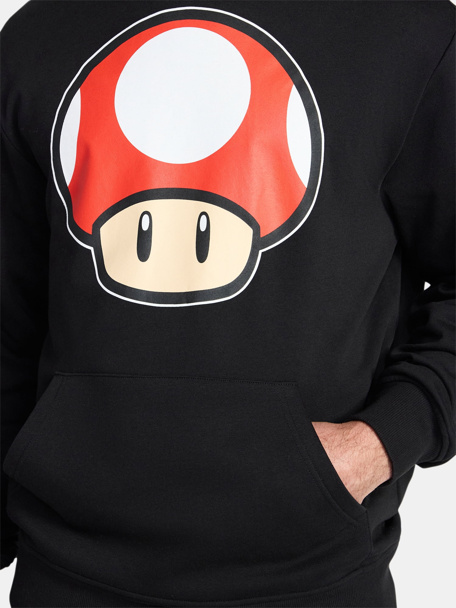 Super Mario Men's and Big Men's Toad Graphic Hoodie, Sizes XS-3XL