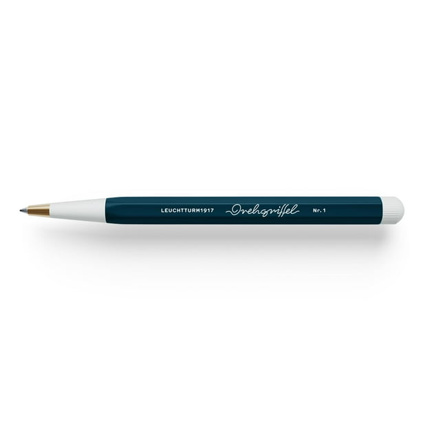 Bolígrafo de Gel LEUCHTTURM1917 Nº1 en Aluminio y Latón con Tinta Negra