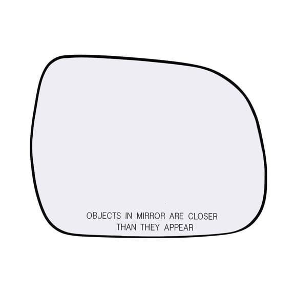 Rugged TUFF Passenger Side Mirror Glass Replacement for 2012-2015 Toyota Tacoma, 2010-2013 Highlander (Non-Heat)