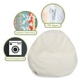 thumbnail image 5 of Majestic Home Goods Large Bean Bag Solid All Sherpa, 5 of 5