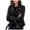 Black, variant on Tiqkatyck Womens Leather Jacket on Sale, Women Fashion Plus Size Faux Leather Jacket Long Sleeve Zipper Fitted Faux Leather Coat Fall Cropped Jacket Slim Coat Motorcycle Jacket, Black Leather Jacket L