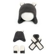 thumbnail image 4 of Yoyauz Kids Winter Hat Scarf Mittens Set - 3pcs Warm Knit Beanie Cap and Circle Scarf and Gloves with Fleece Lining for Children Girls -, 4 of 6