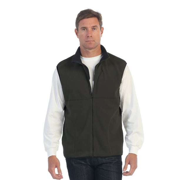 Gioberti Men's Full Zipper Polar Fleece Vest - Walmart.com