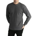 thumbnail image 3 of Pro Club Men's Heavyweight Cotton Long Sleeve Thermal Shirt - Graphite - Small, 3 of 4