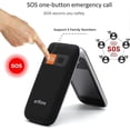 thumbnail image 2 of Artfone Unlocked Clamshell Senior Mobile Phone With Big Buttons Cf241a Sos Button 2.4 Inch Screen, C, 2 of 5