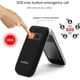 thumbnail image 2 of Artfone Unlocked Clamshell Senior Mobile Phone With Big Buttons Cf241a Sos Button 2.4 Inch Screen, C, 2 of 5