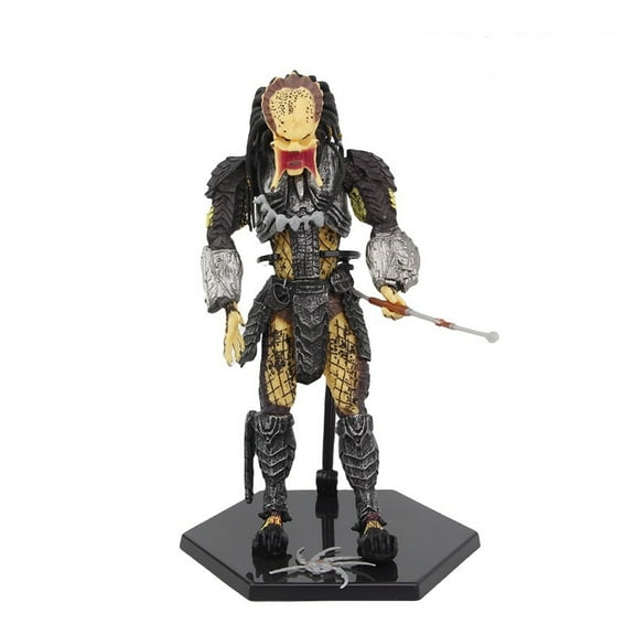 New Scar Predator, Predator Figure, Standing Fighting Action Figure 21cm/8.3inch Anime Model Game Character Statue Collection Decoration Gift (a)