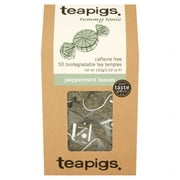 teapigs, Peppermint Leaves Tea, 50 Ct