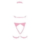 thumbnail image 4 of Gibobby Conjuntos de bragas de encaje Conjunto de Lencería de Malla, Elegante Conjunto de Lencería con Bordado de Bloques de Color Ajustable para Mujer para Luna(Rosa, G), 4 of 5