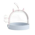 thumbnail image 2 of CBFFDC Hamster Cage Small Devil Shape Transparent Rotatable Door Hamster Carry Cage Chinchilla Guinea Pig Small House, 2 of 5