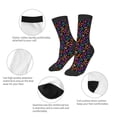 thumbnail image 3 of Naloa Colorful Pumpkin Faces Kids Socks Unisex Kids and Toddlers' Crew Socks, ,1 Pairs, 3 of 5