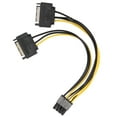 thumbnail image 1 of GPU Power Cables, Sturdy Durable 15pin To 8pin Power Cables Simple Operation  for Computer Accessories, 1 of 7
