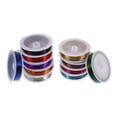 thumbnail image 6 of PAMINGONO 11 Rolls DIY Wire for Jewelry Making Kit Galvanized Iron 6.6X6.6cm 0.5mm Diameter 40yad Roll, 6 of 8