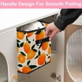 thumbnail image 5 of RATGDN Collapsible Fabric Cube Storage Bin with Double Handles for Living Room Bedroom Office Black - Orange Juice Fruit, 5 of 7